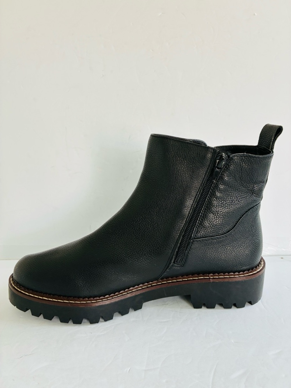 NORDSTROM Miller 2 Water Resistant Boot Black Leather Chelsea Boot Size 11 NEW - Picture 5 of 8